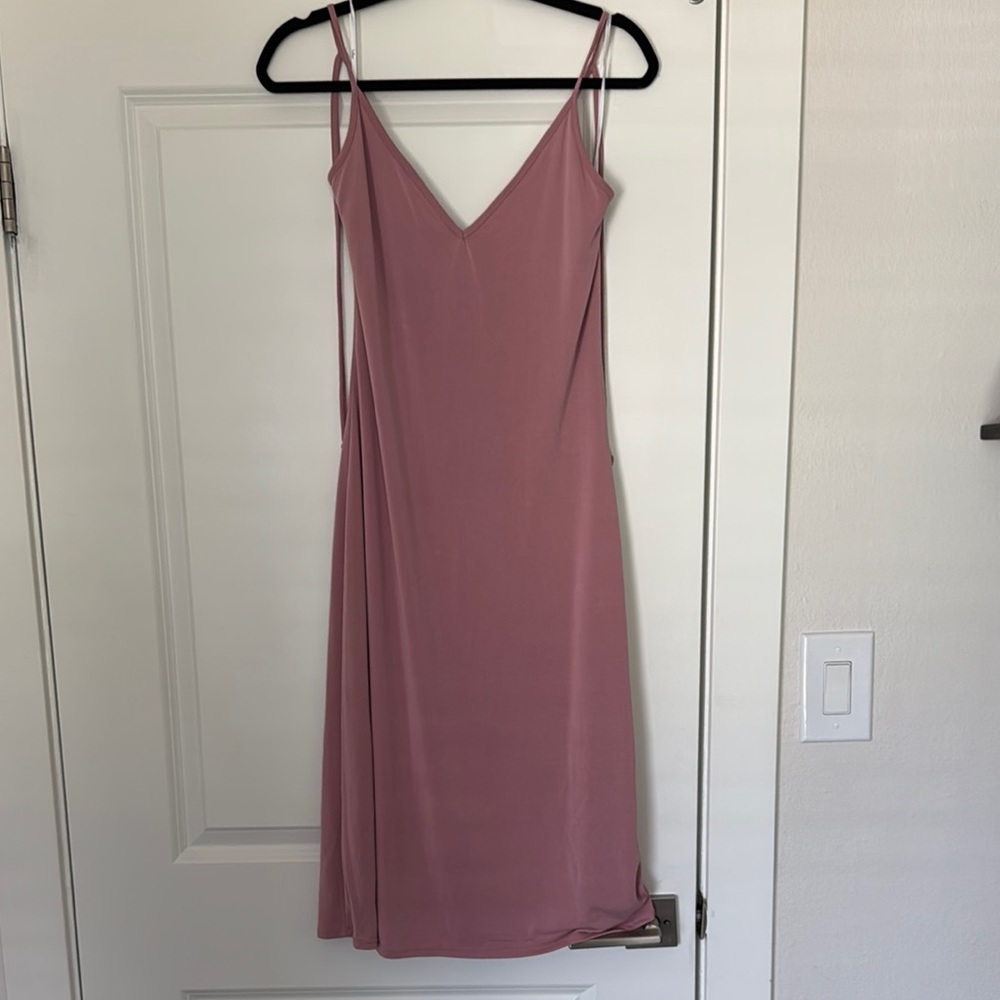 Lulu's Dusty Rose Strappy Dress